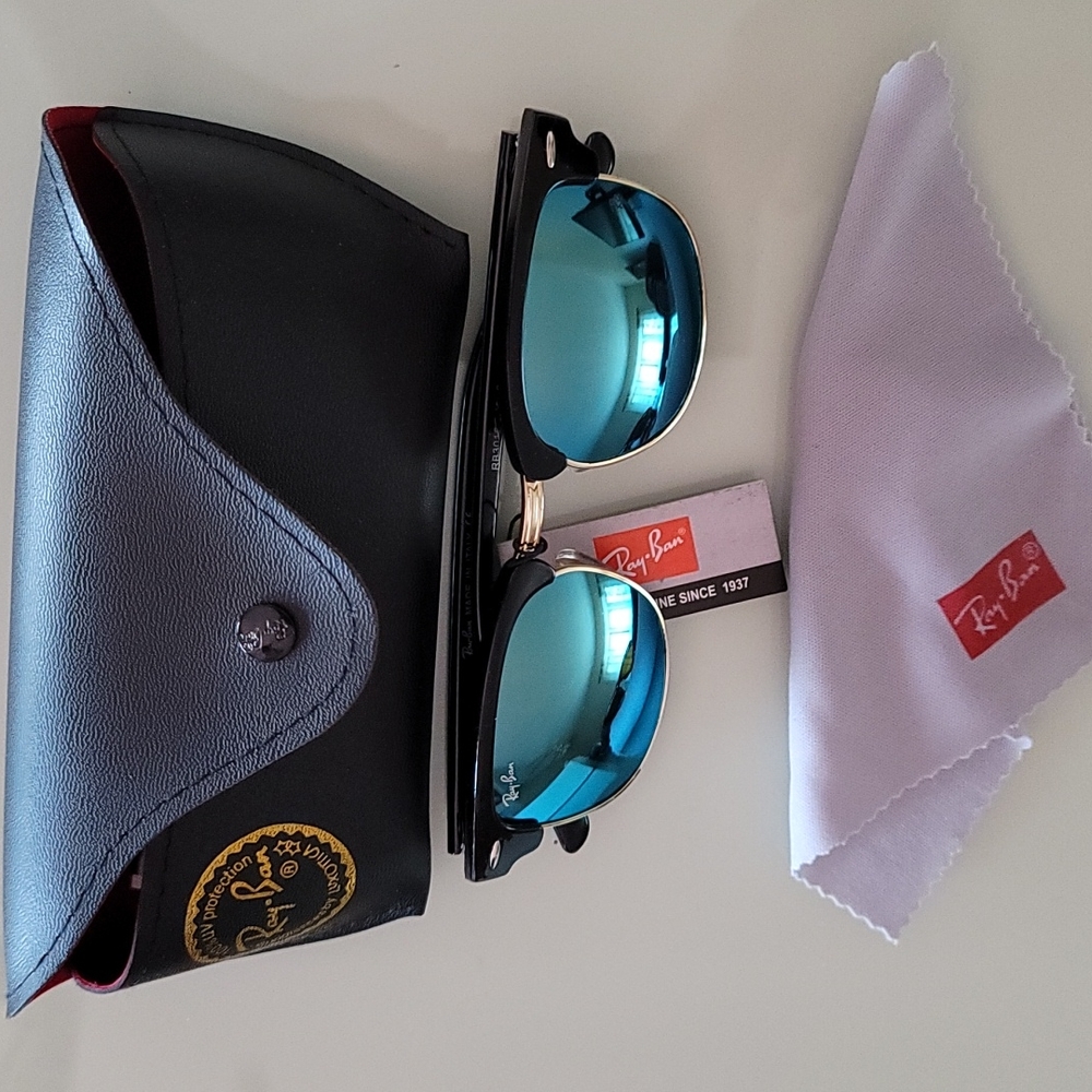 Rayban sunglasses blue lenses